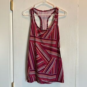 NWT Old Navy Go Dry Activewear Racerback Stripe Tank Top